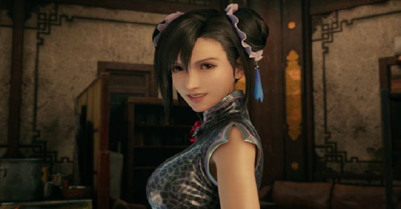 《FF7重製版》蒂法格鬥家服設定圖旗袍丸子頭太美