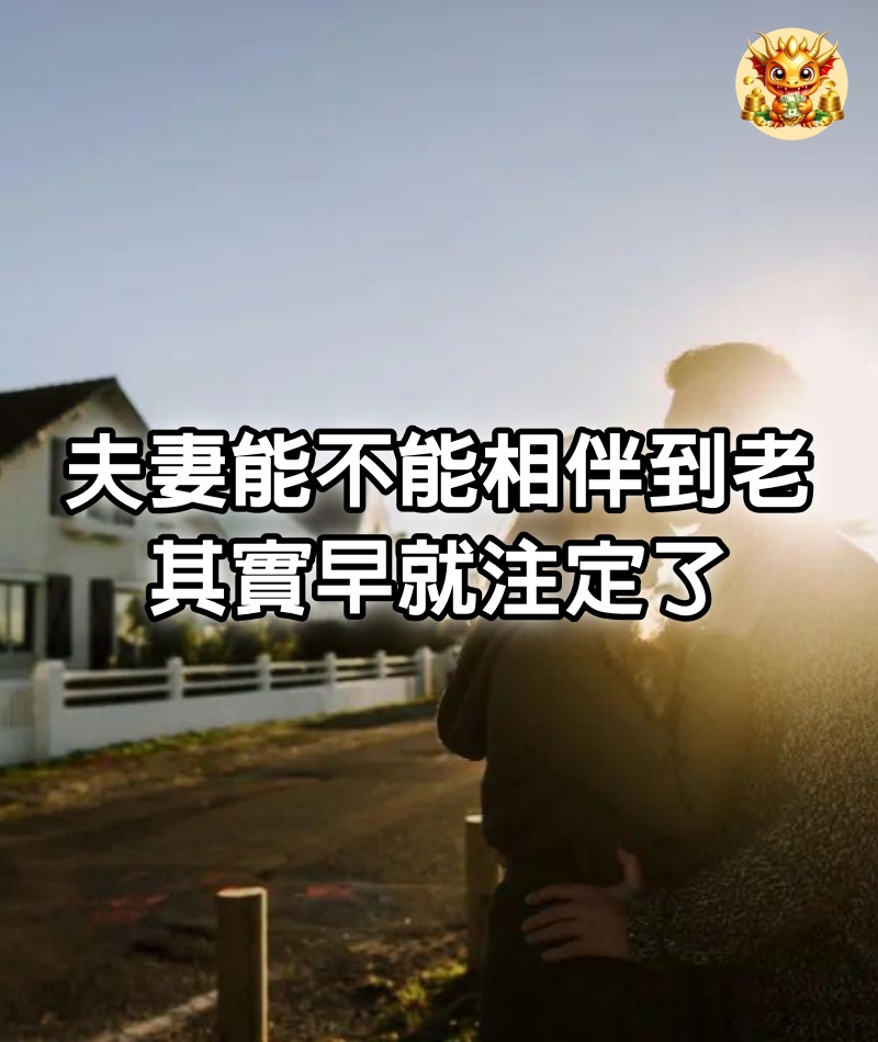 夫妻能不能相伴到老，其實早就注定了