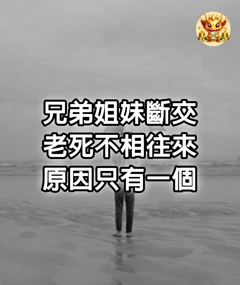 兄弟姐妹斷交，老死不相往來，原因只有一個