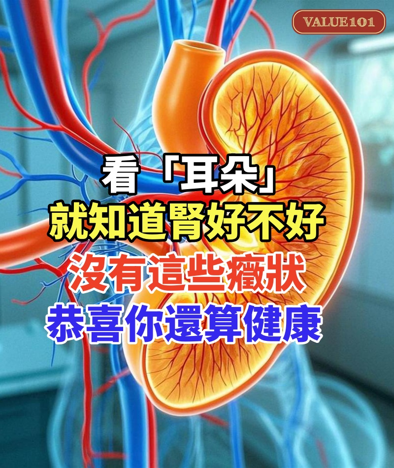 看「耳朵」，就知道腎好不好，沒有這些癥狀，恭喜你還算健康