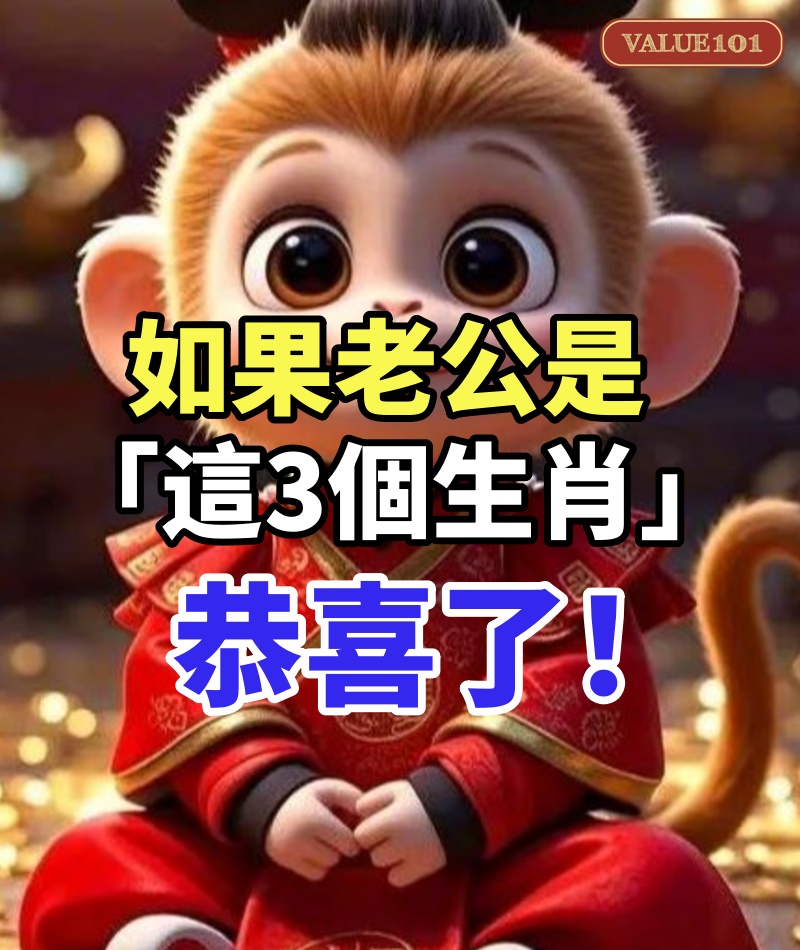 如果老公是「這3個生肖」恭喜了！妳就是他的「帶財星」餘生被寵成公主
