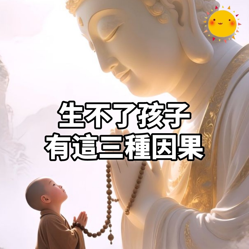 佛言：生不了孩子，有這三種因果